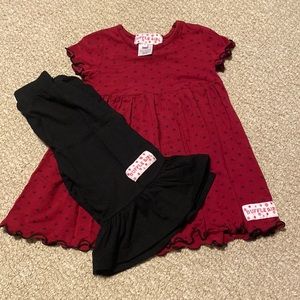 Ruffle Girl capris outfit, 2t